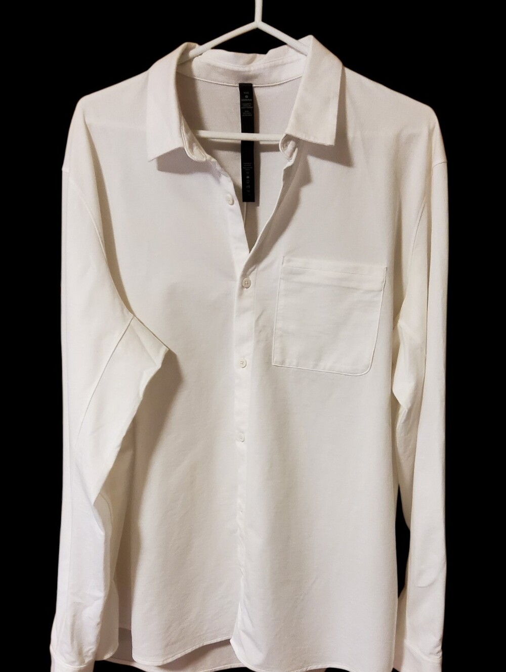 Lululemon Men's Long-Sleeve Shirt Button Front With Pocket